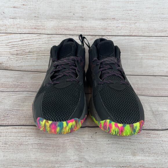 Adidas Dame 8 Big Mood Mens Sz 8.5 Basketball Shoes Multi Color Black - Picture 3 of 9